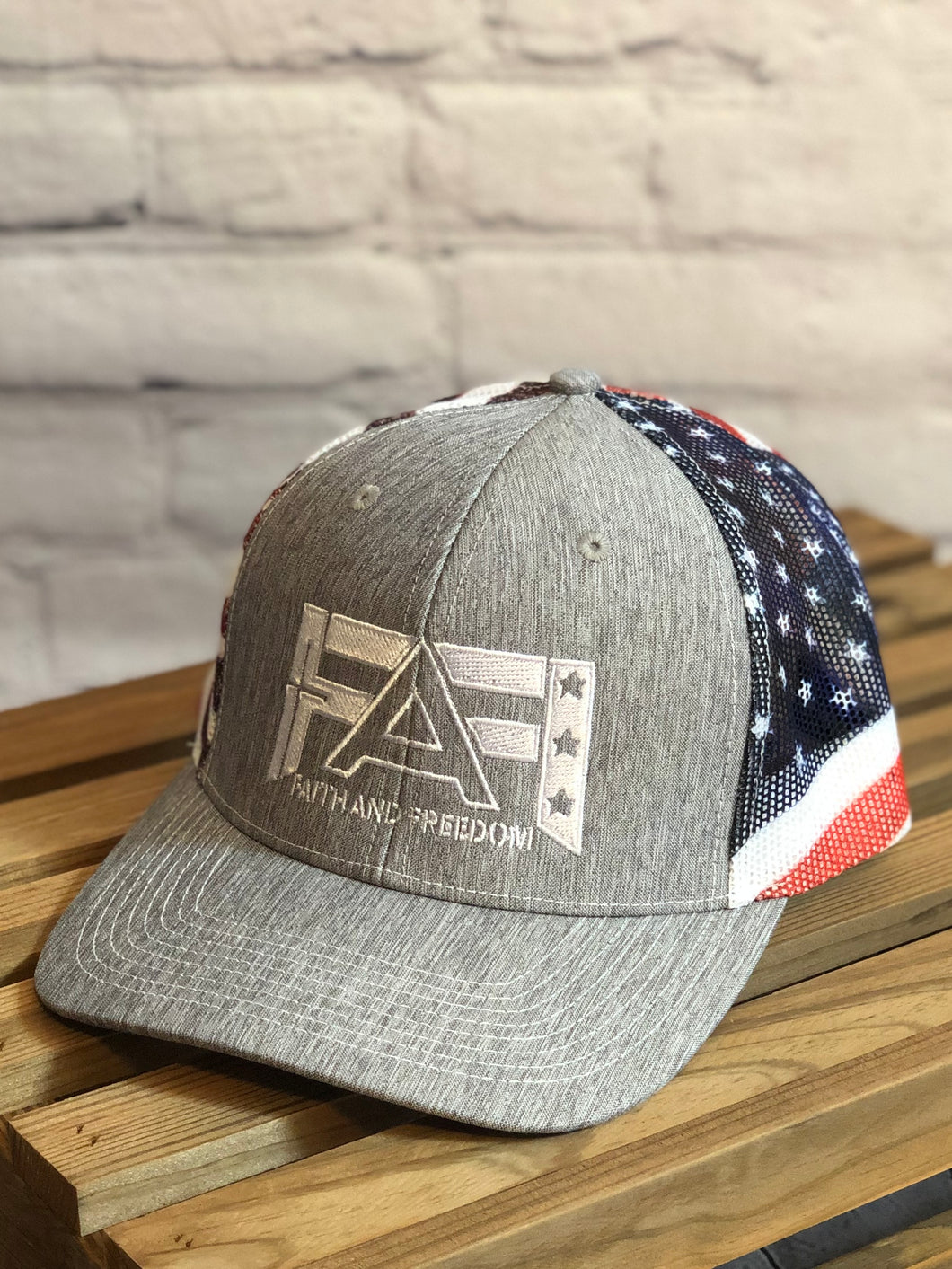 FAITH AND FREEDOM FLAG HAT